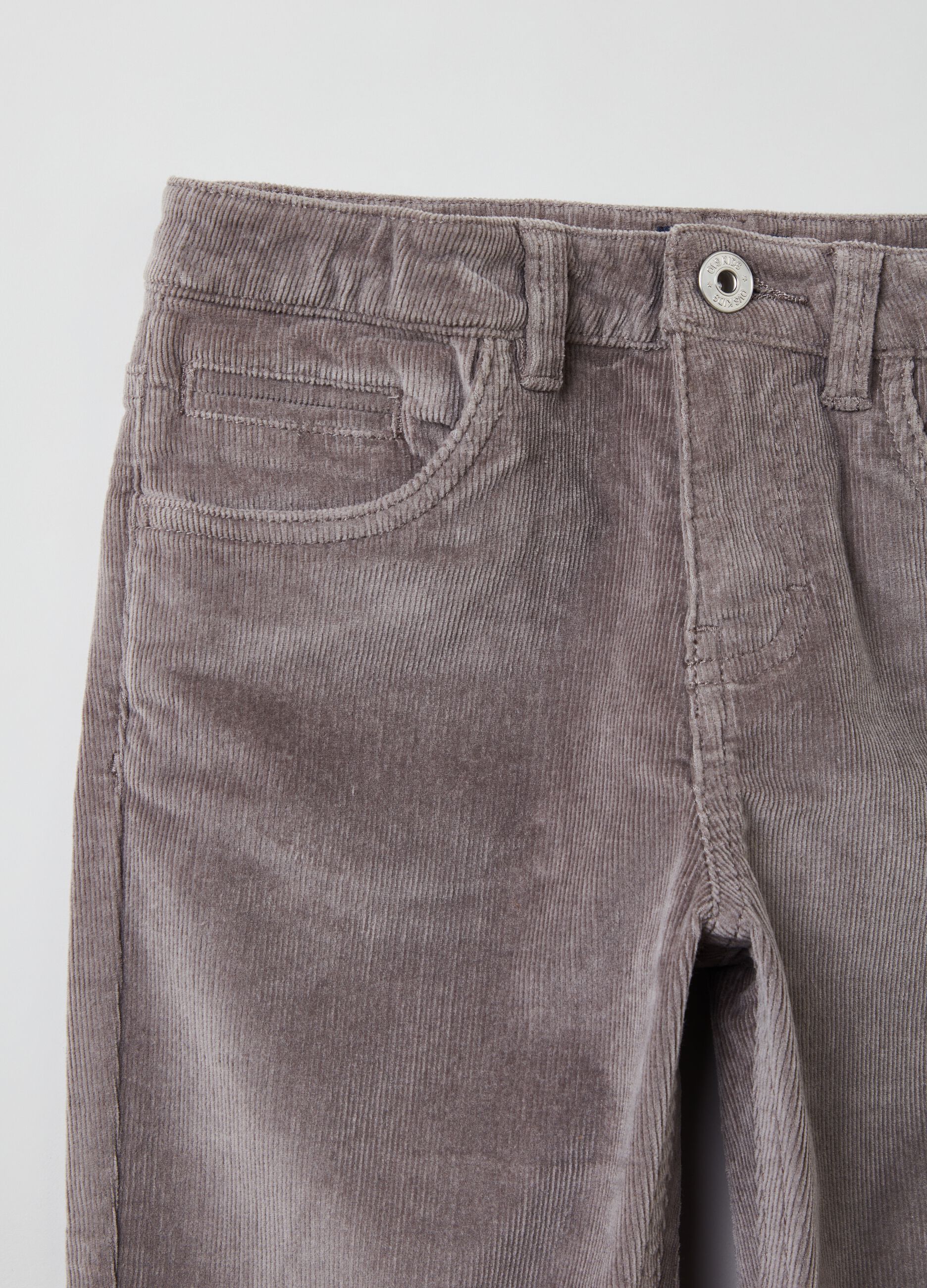 Five-pocket corduroy trousers