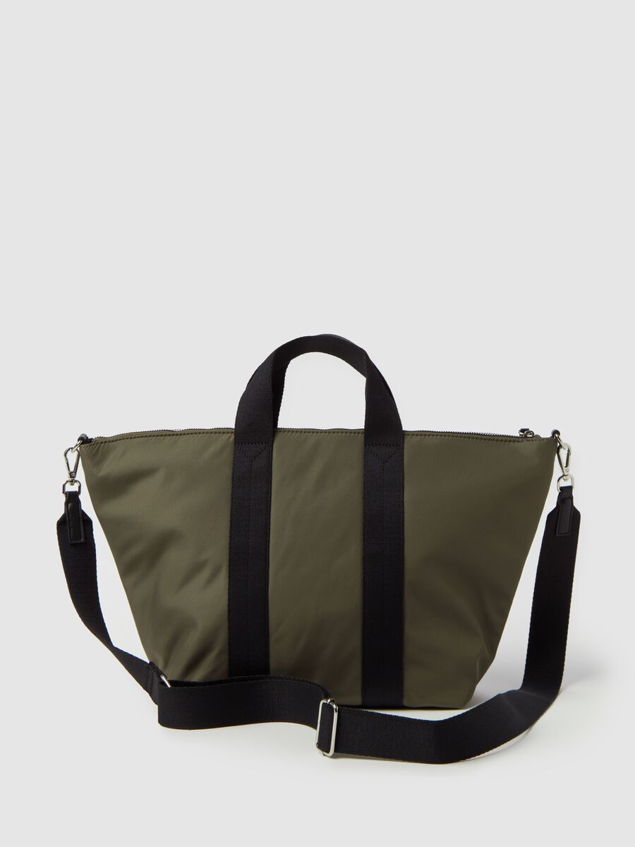 Nylon shopping bag with shoulder strap_1