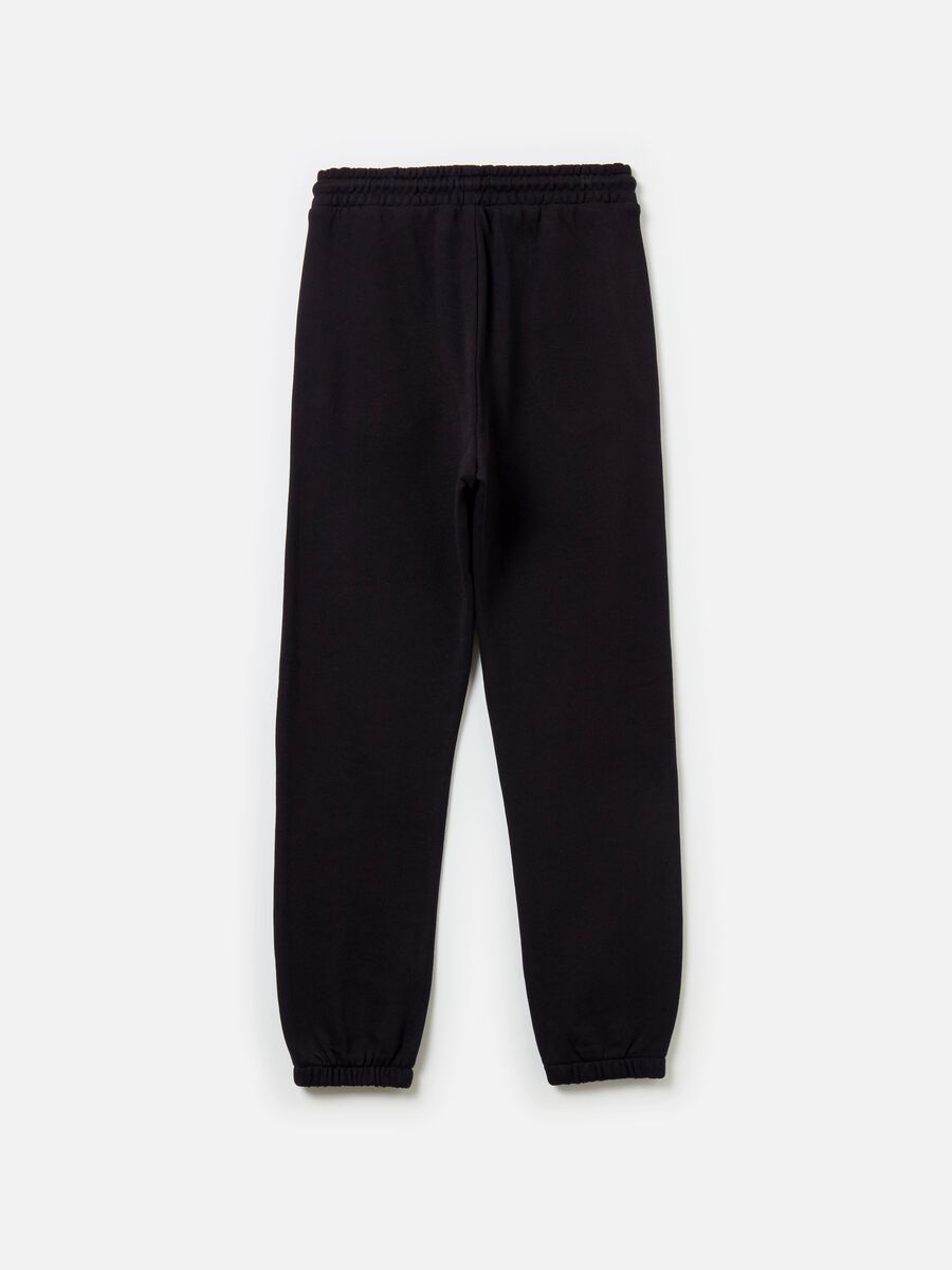 Essential joggers in organic cotton with drawstring_1