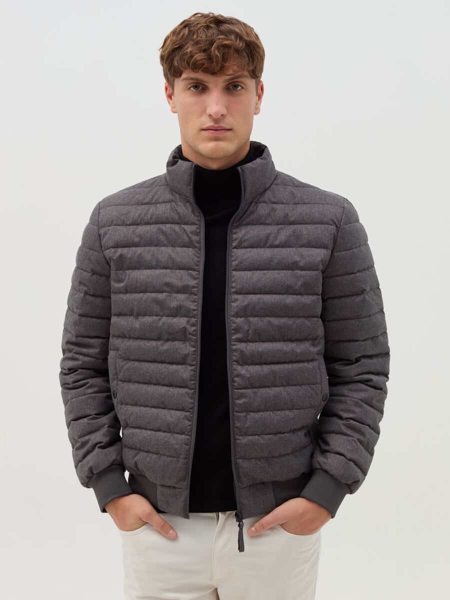 Ultralight down jacket with high neck_1