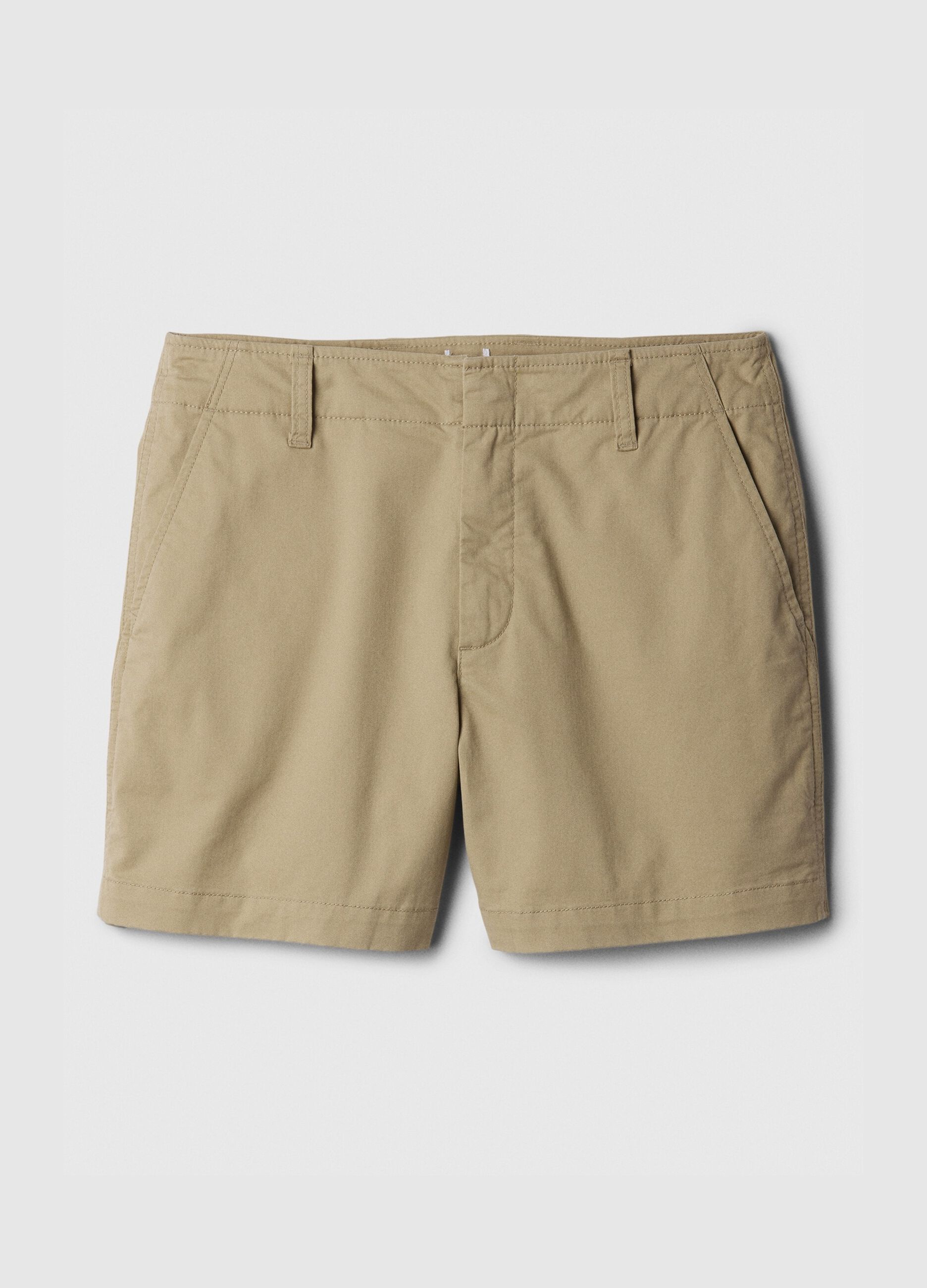 Shorts chino in cotone stretch