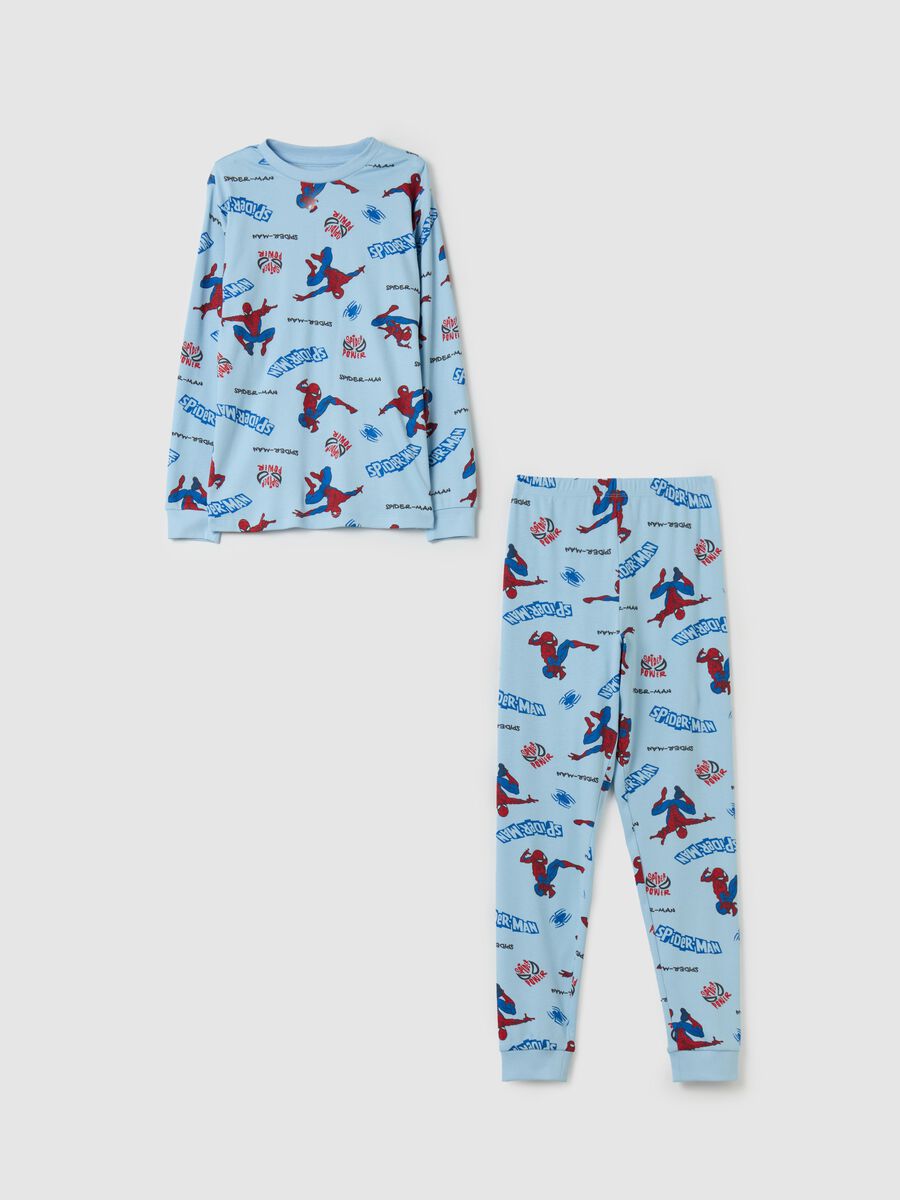 Organic cotton pyjamas with Spider-Man print_0