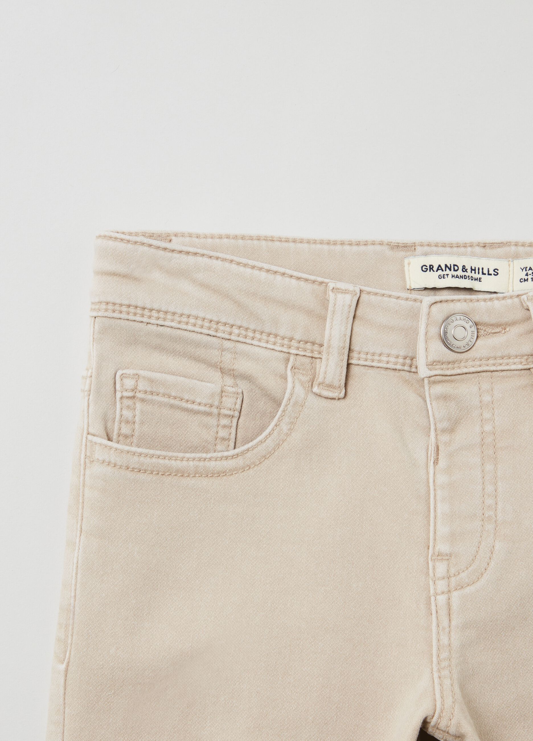 Five-pocket stretch trousers