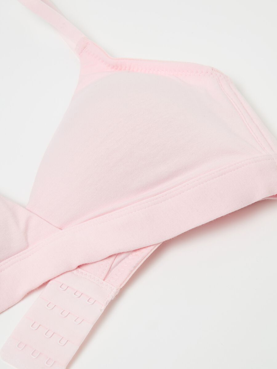 The Triangle solid colour semi-padded bra_5