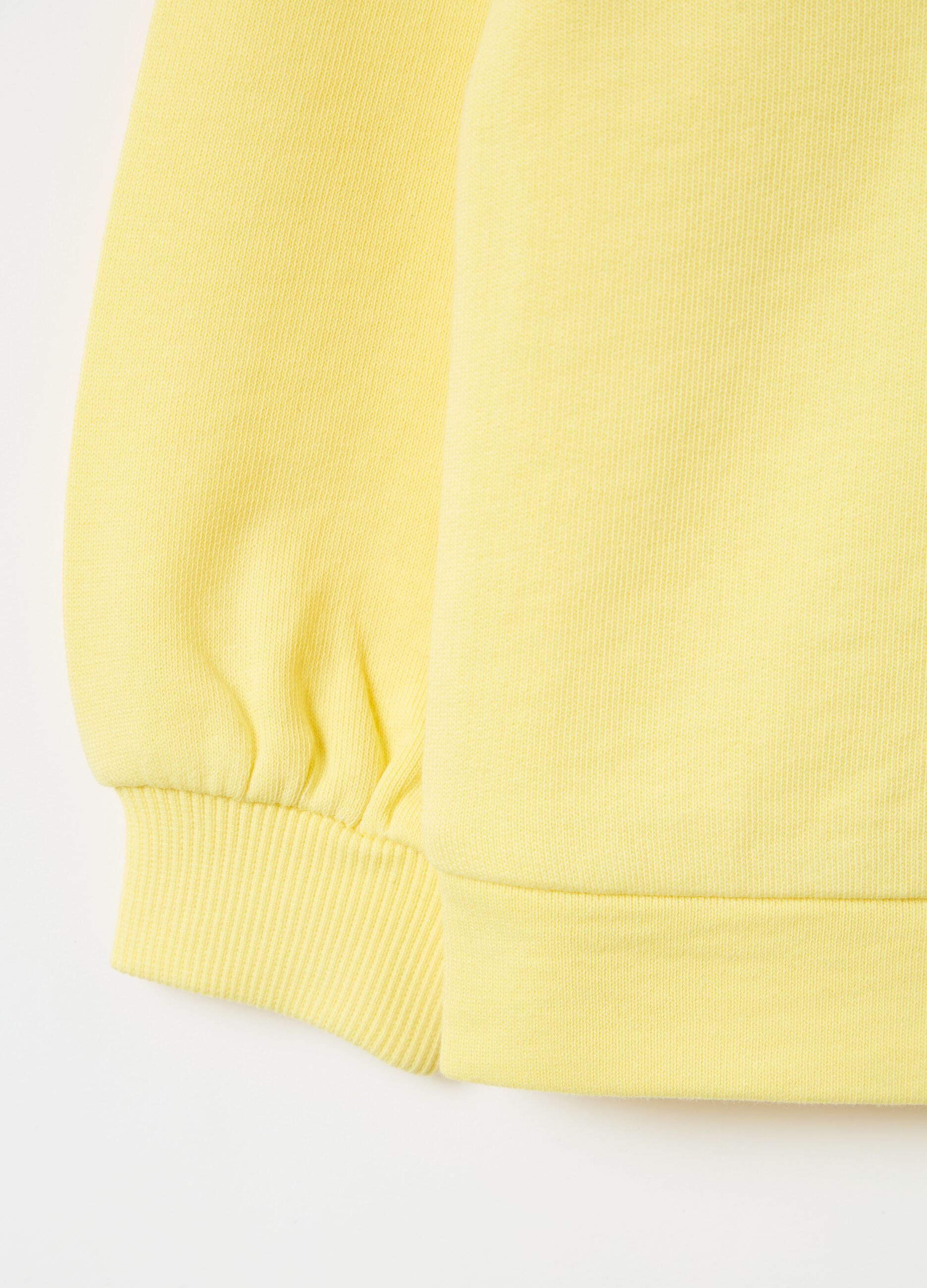 Solid colour sweatshirt in French terry