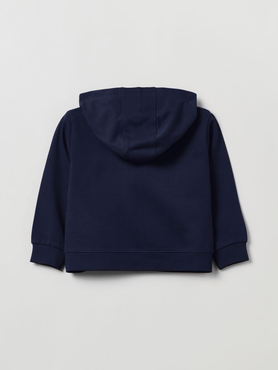 Cotton full-zip sweatshirt with hood_1