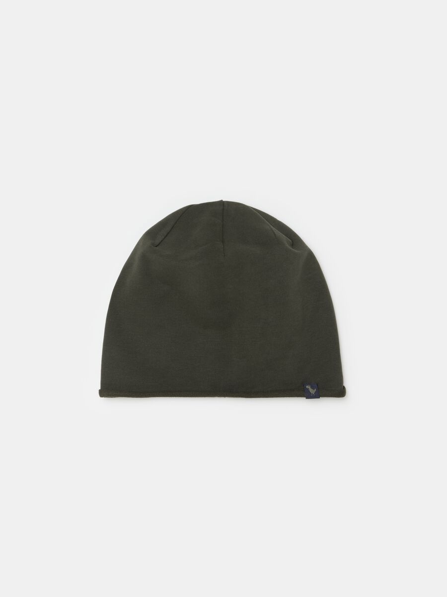 Solid colour hat in French terry_0