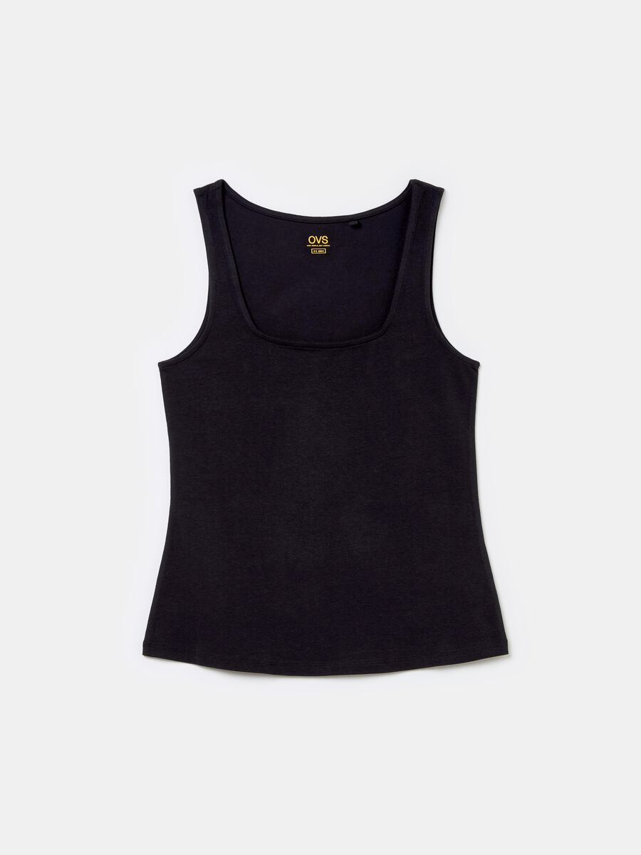 Tank top with square neck_4