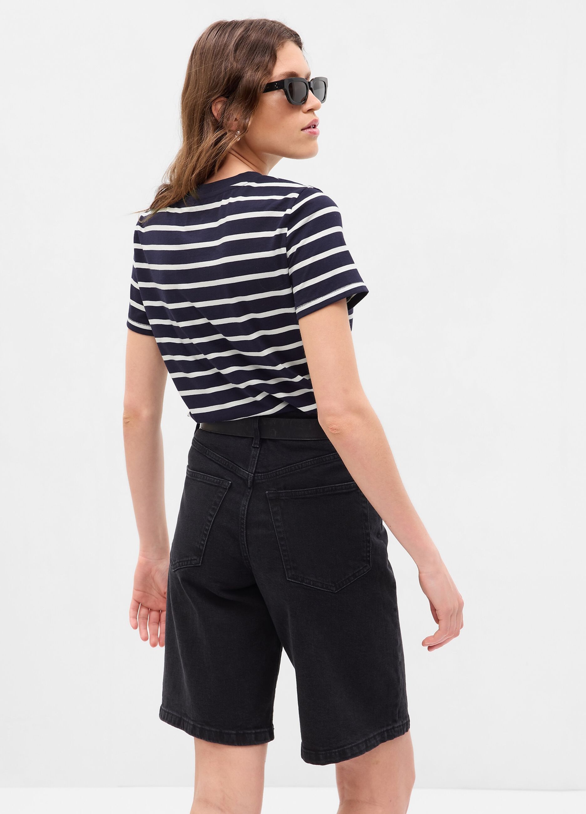 Organic cotton T-shirt with stripes