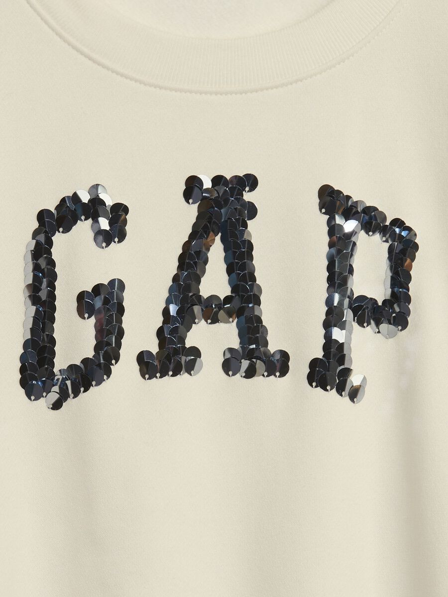 Sweatshirt with sequin logo_2