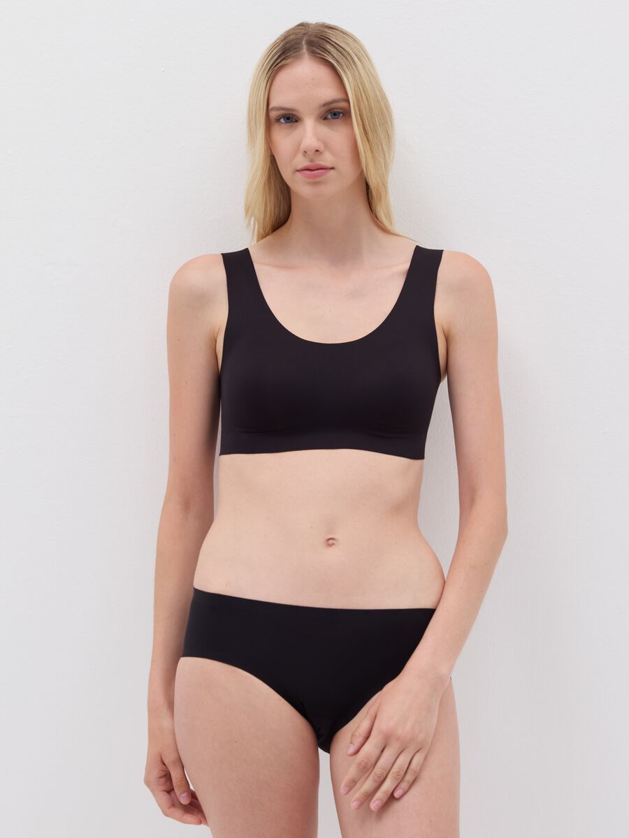 Seamless bralette in microfibre_2