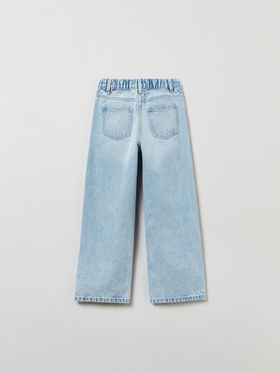 Jeans modello culotte cinque tasche _2