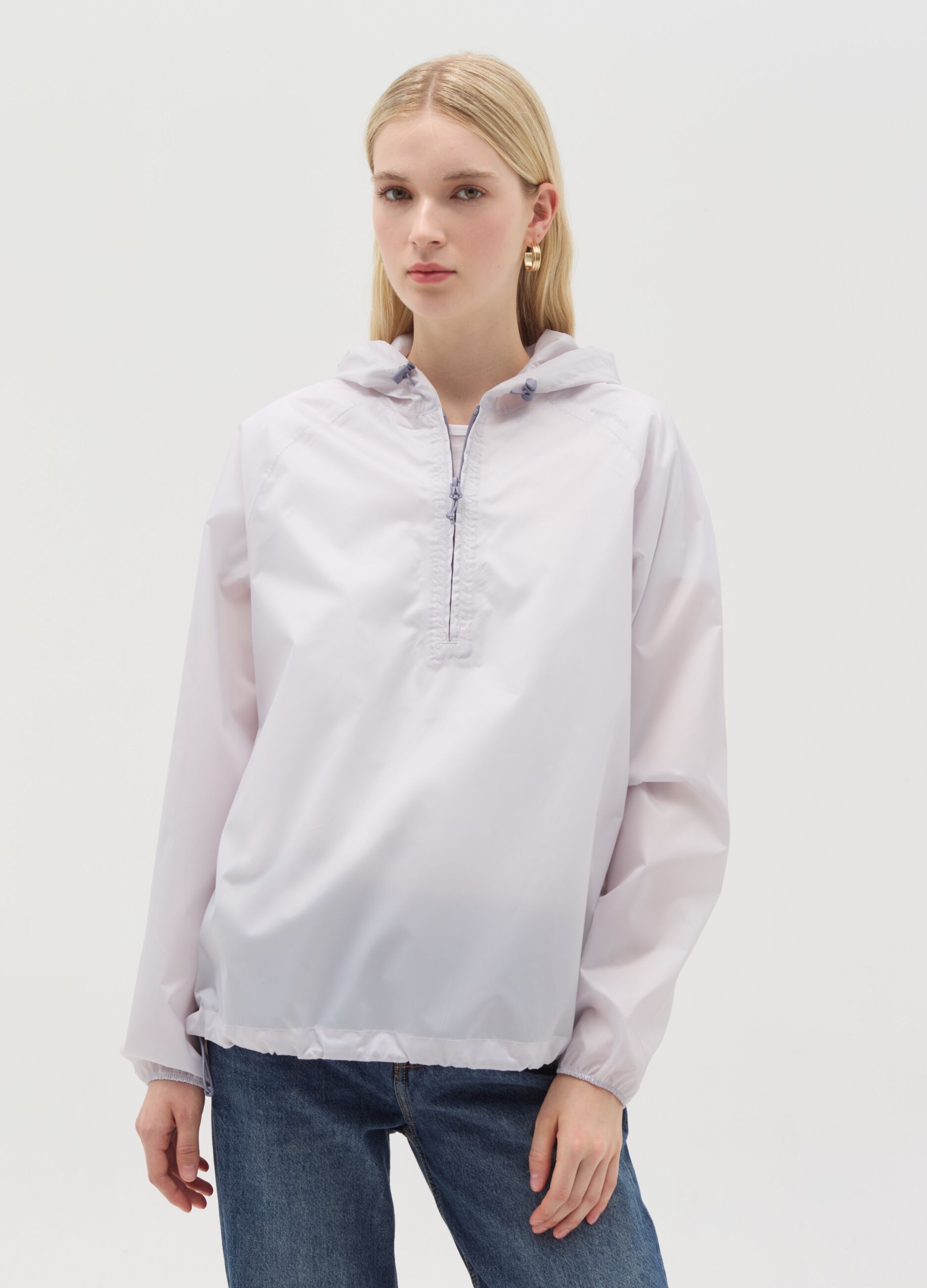 Half-zip waterproof jacket