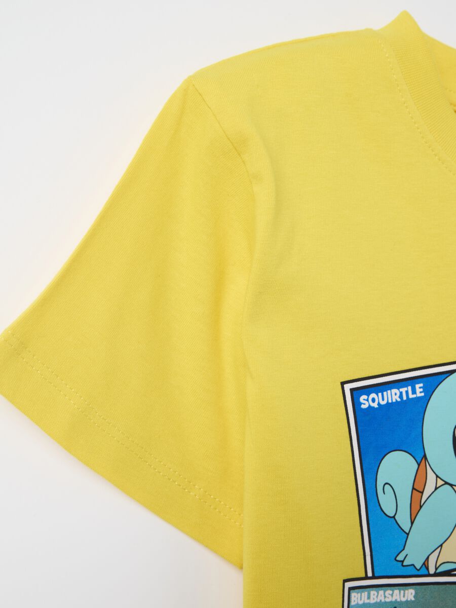 Cotton T-shirt with Pokémon print_3