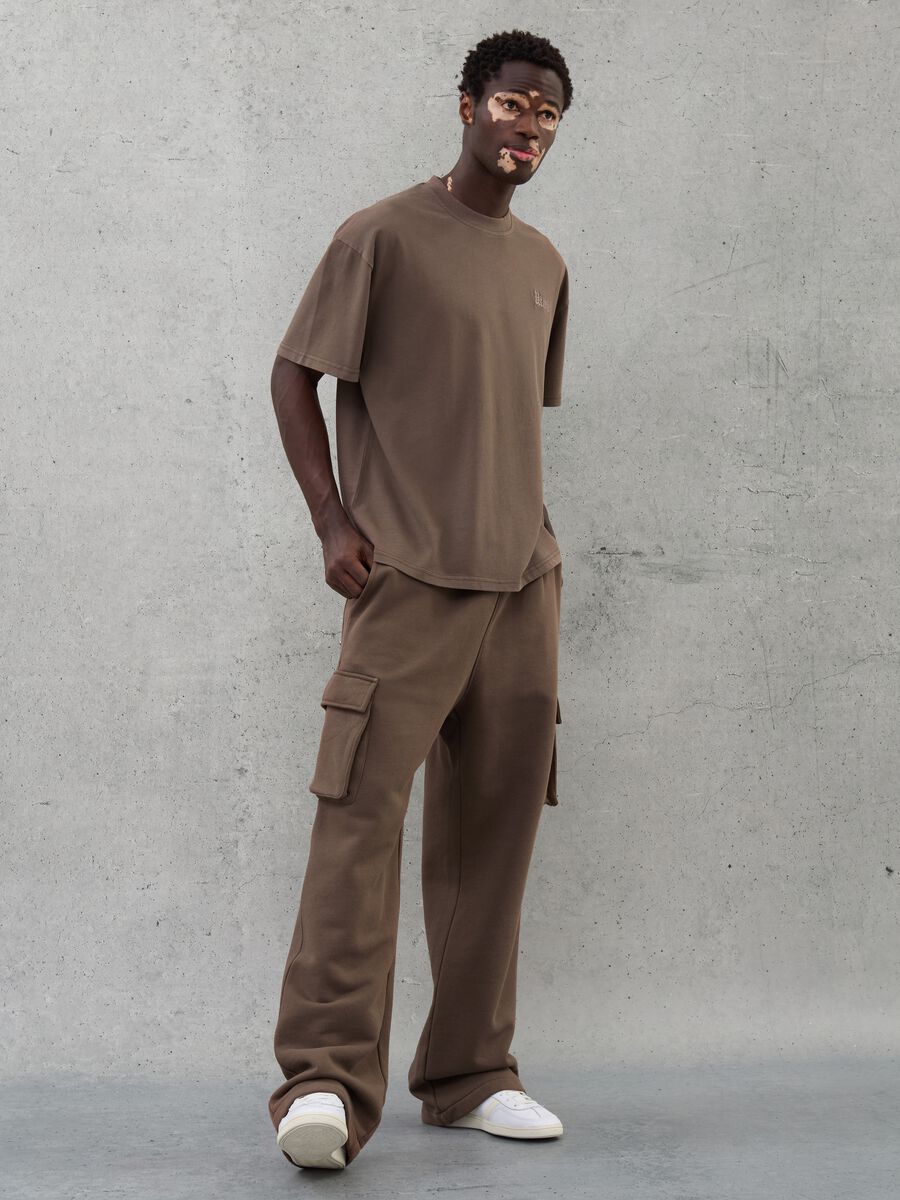 Cargo Sweatpants Cappuccino Brown_0