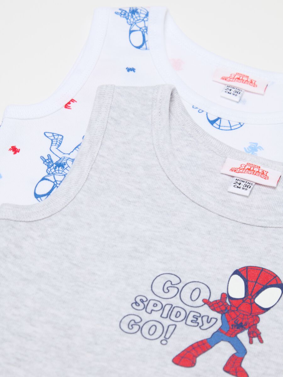 Two-pack racerback vests with Spidey print_2