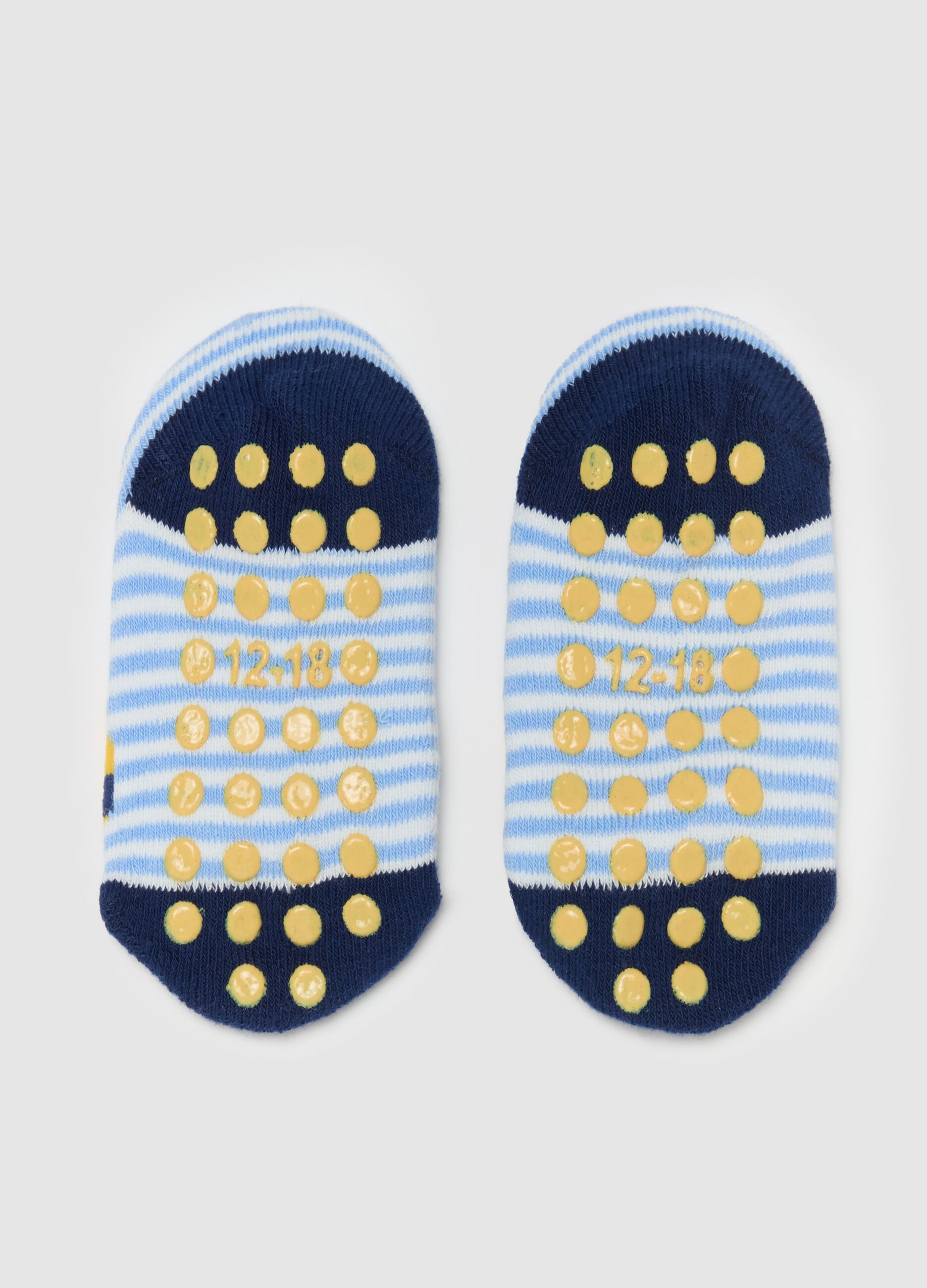 Slipper socks with lorry design