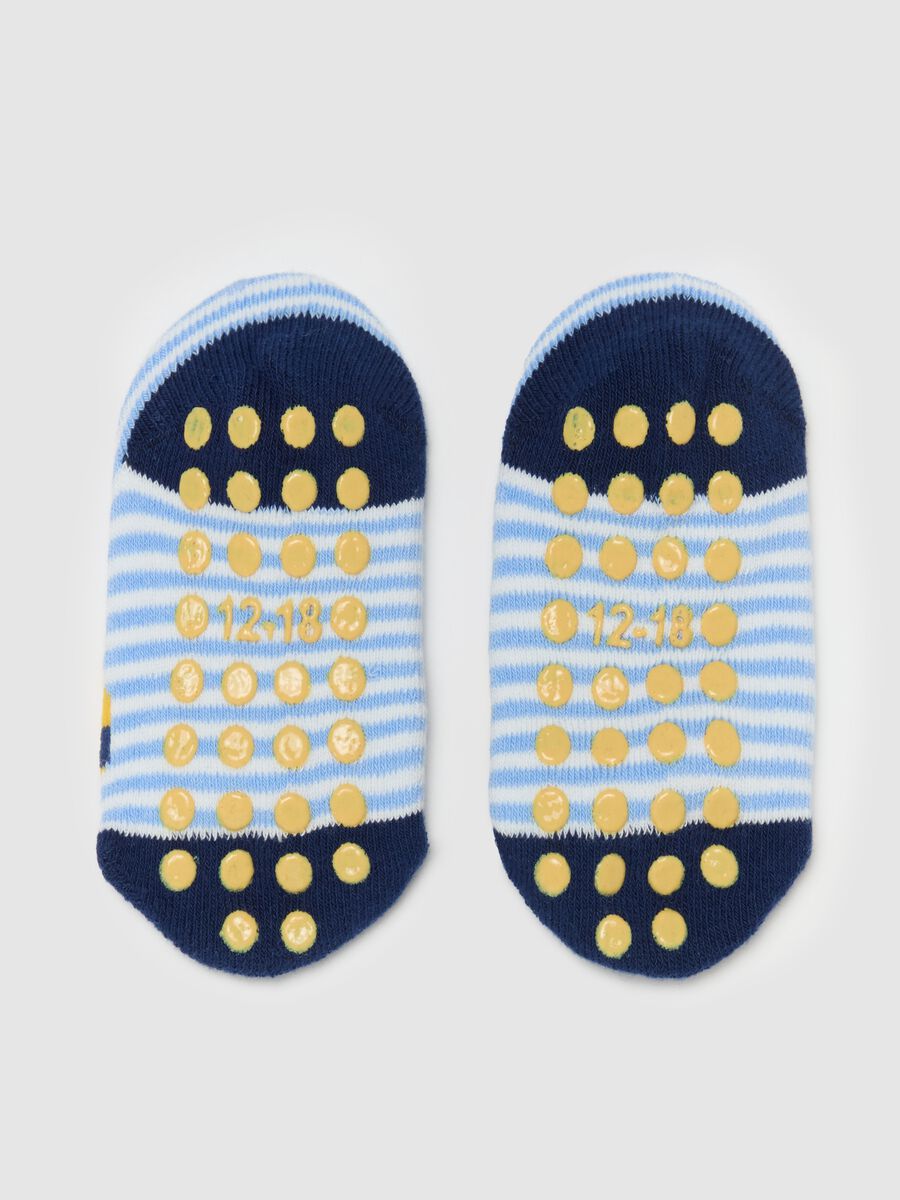 Slipper socks with lorry design_1