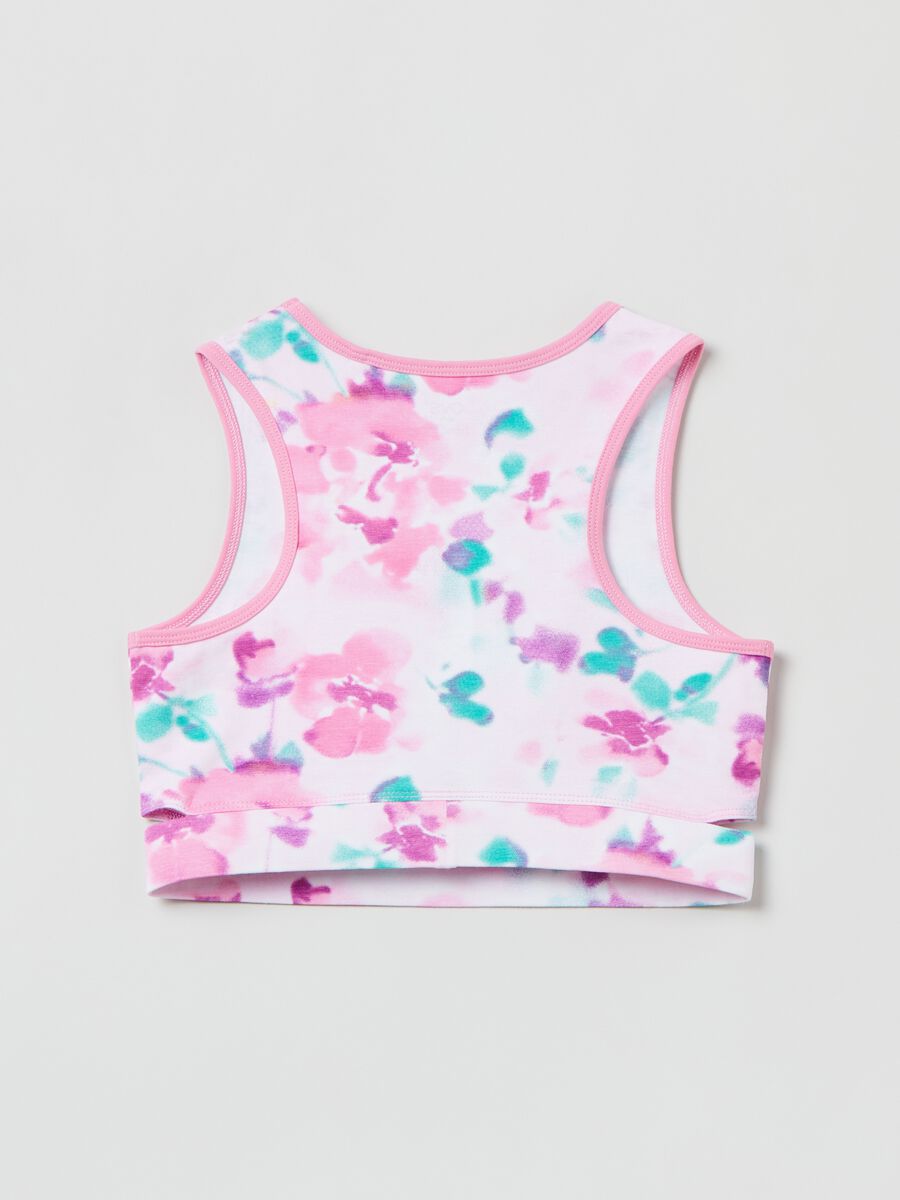 Tank top with floral pattern_1