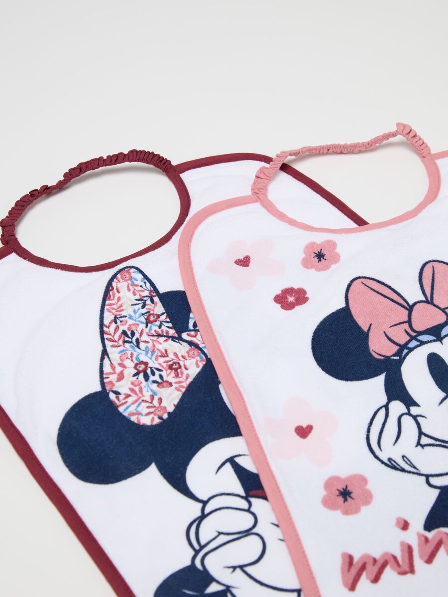 Three-pack bibs with PEVA backing and Minnie Mouse print_1