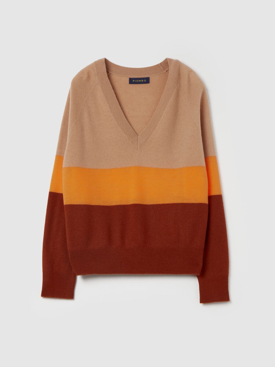 Colourblock wool pullover_4