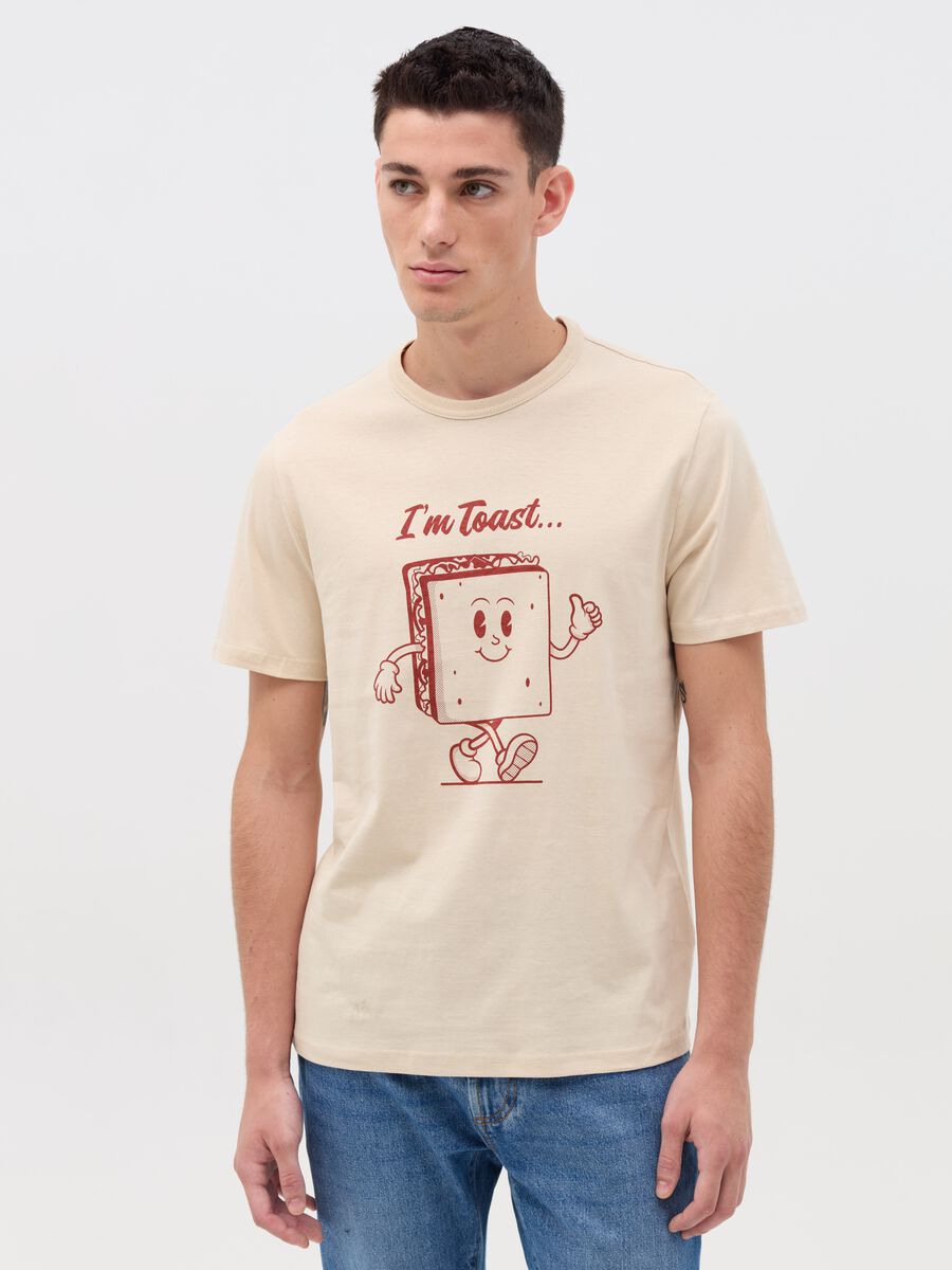 T-shirt with “I’m Toast” print_0