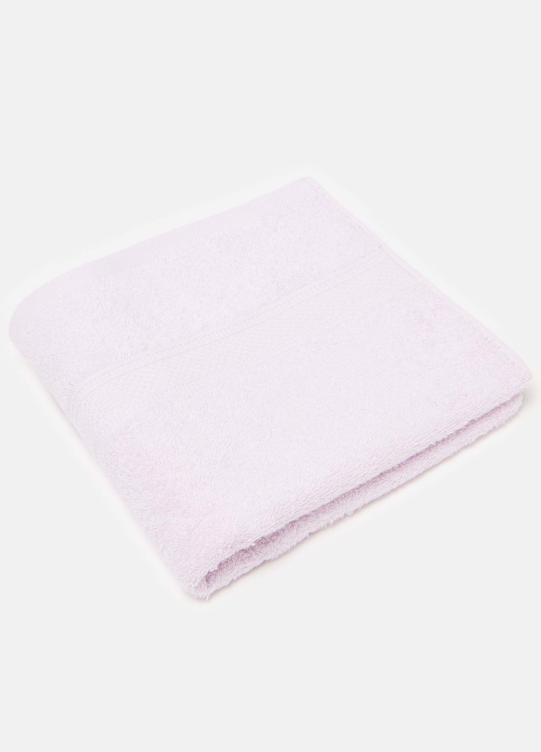 Solid colour face towel