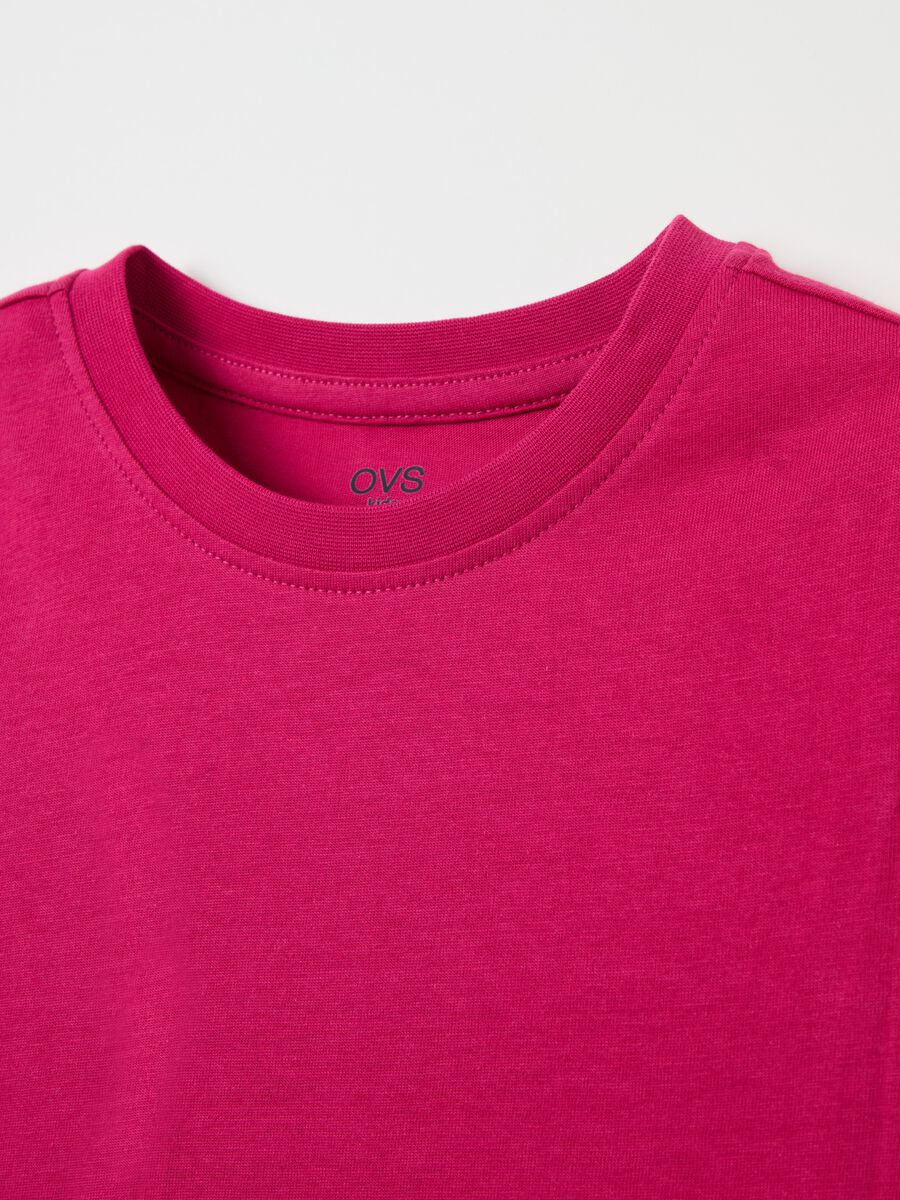 Organic cotton T-shirt with round neck_2