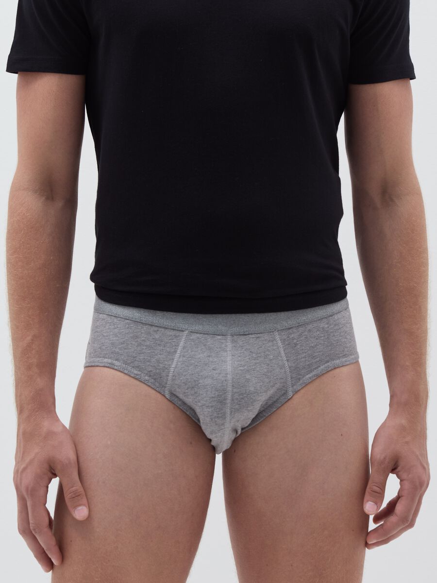Three-pack briefs with external elastic_3