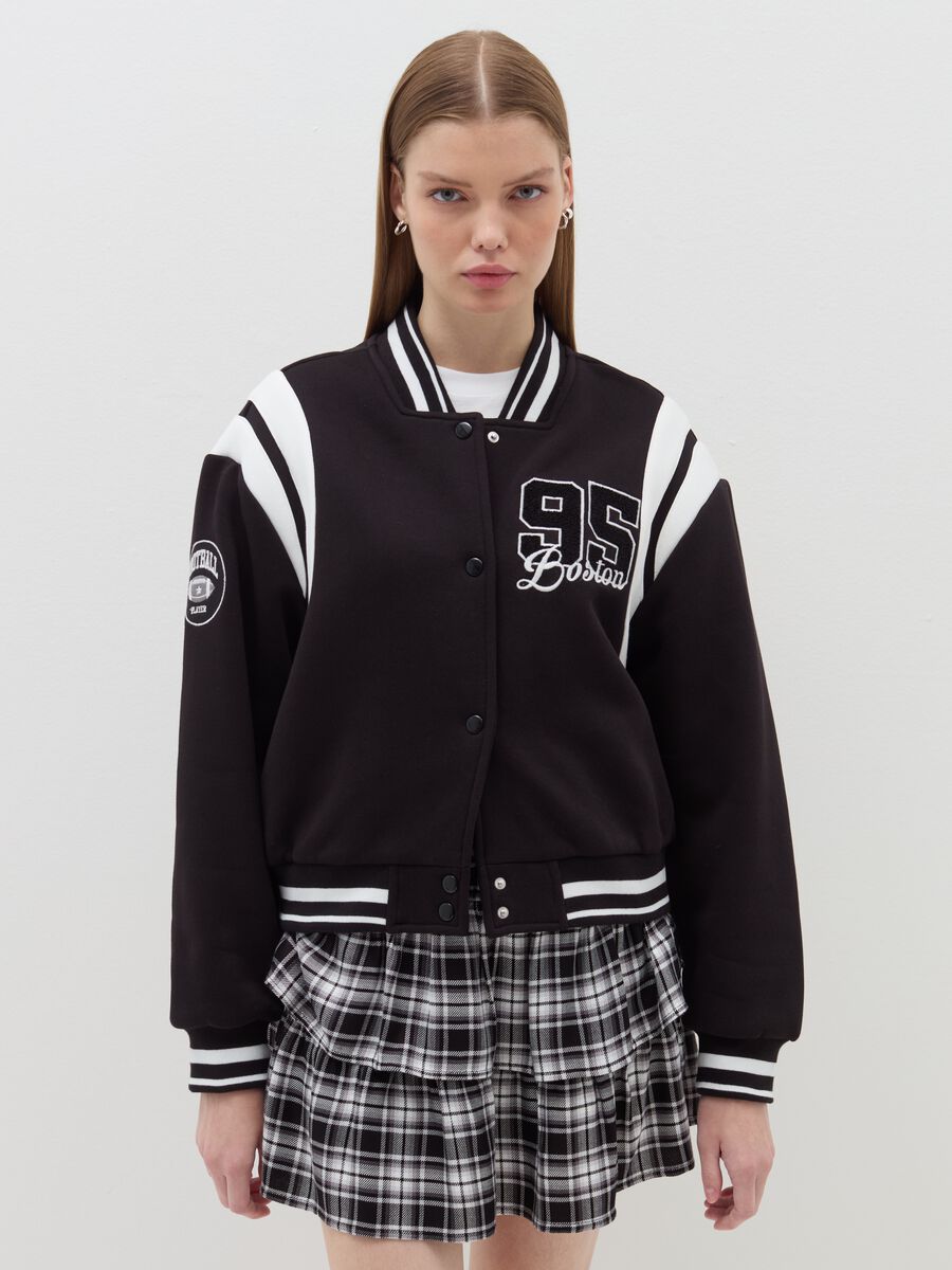 Oversized varsity bomber jacket with embroidery_1