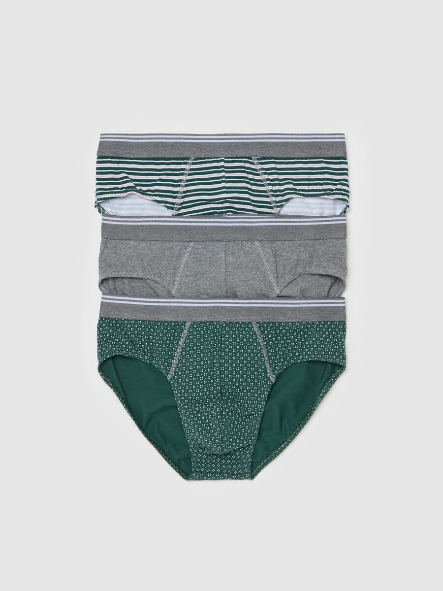 Three-pack briefs with striped edging_4