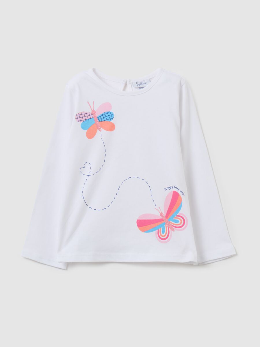 Long-sleeved T-shirt with print_0