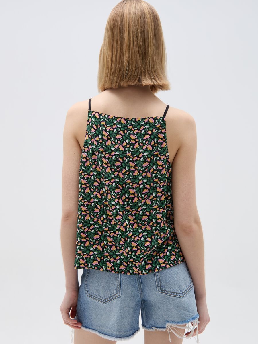 Viscose tank top with pattern_2
