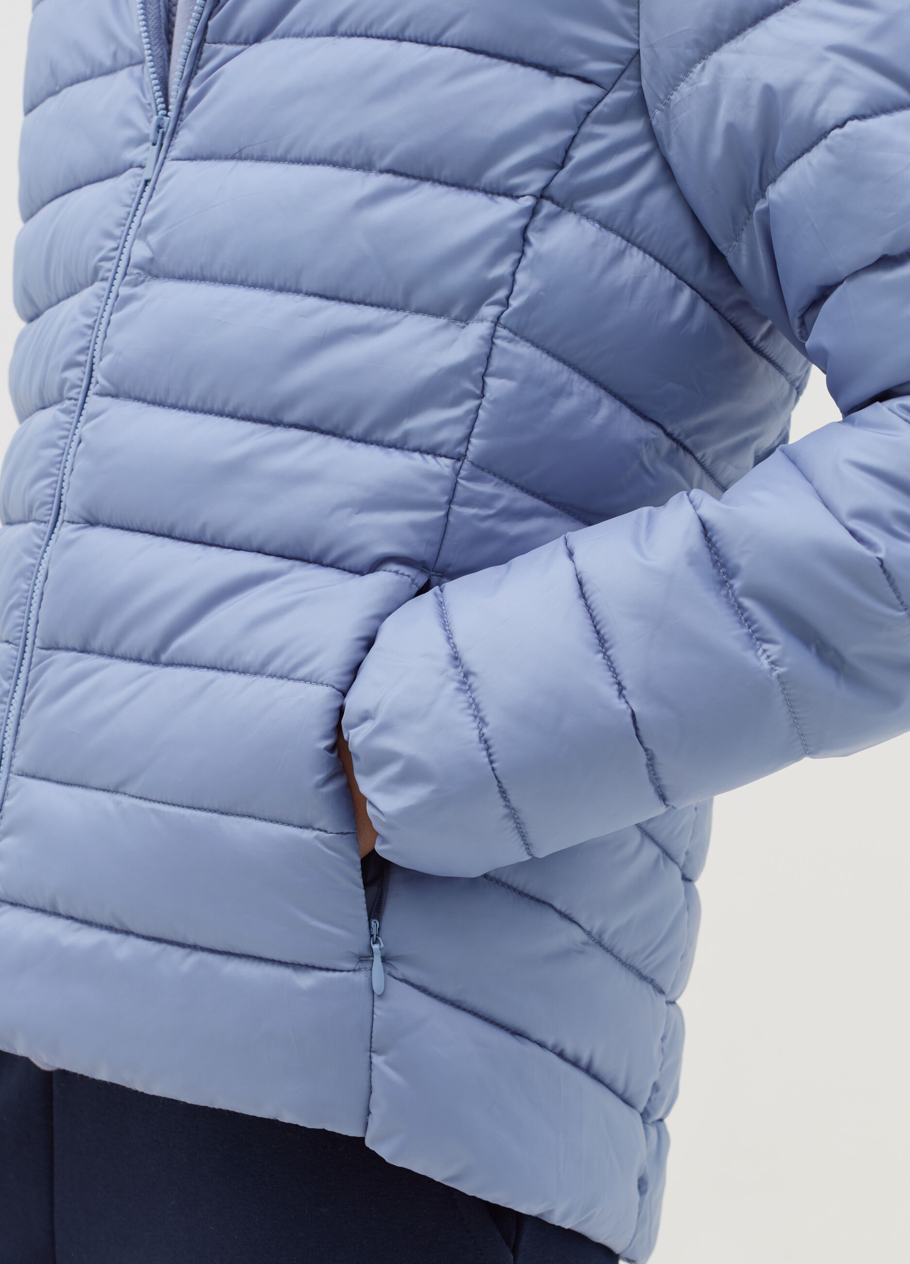 Essential short ultralight down jacket