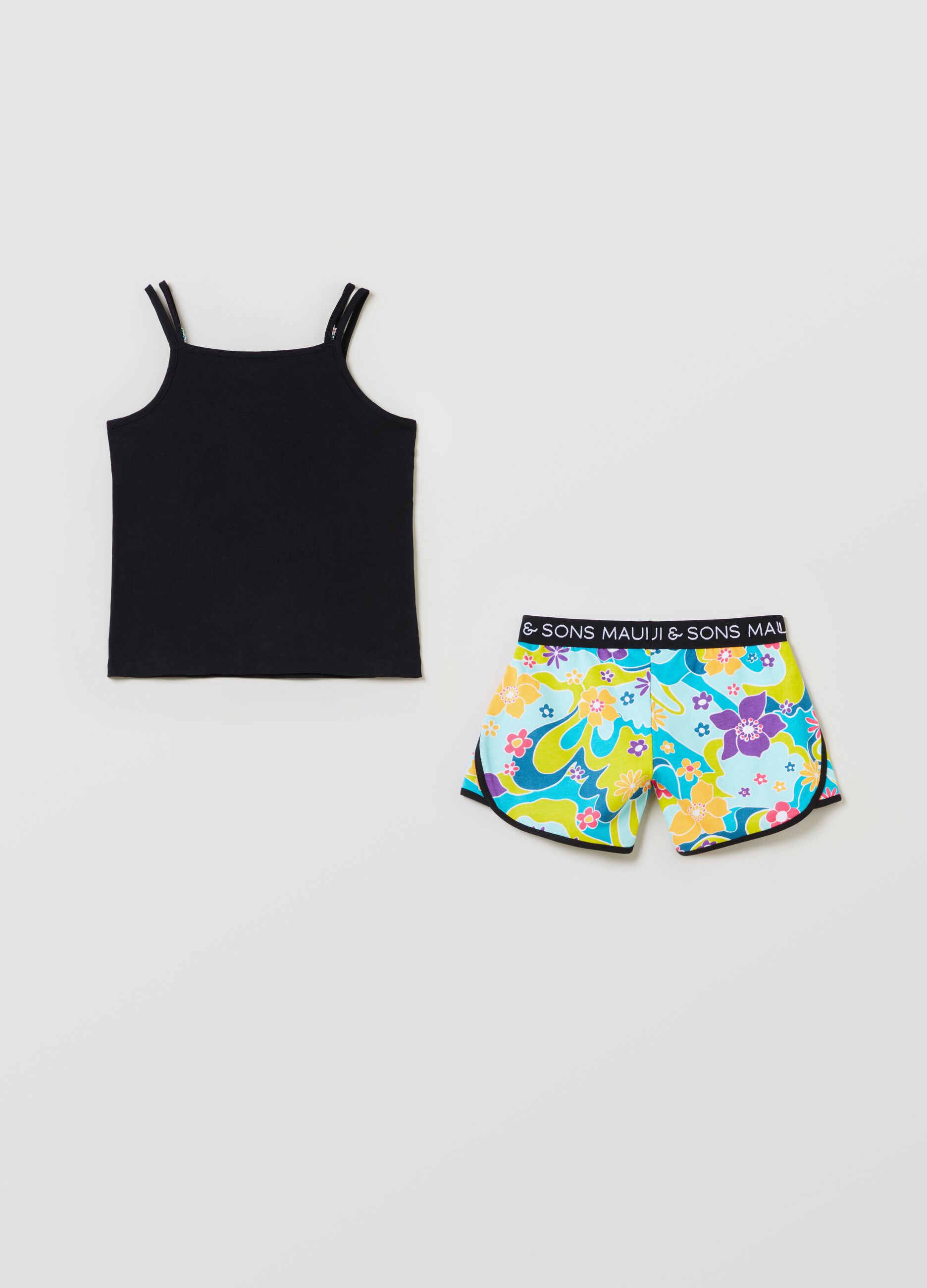 Jogging set with Maui and Sons print