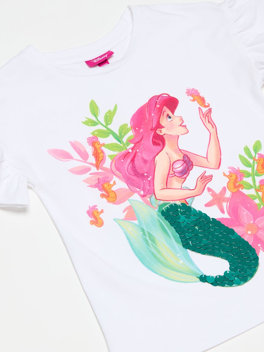 T-shirt with The Little Mermaid print and sequins_2