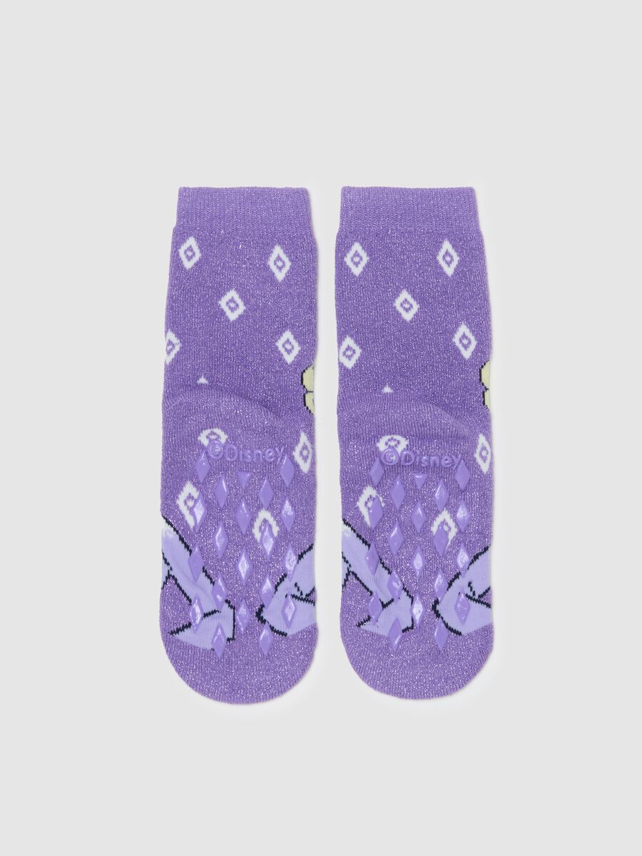 Slipper socks with Frozen Elsa design_1