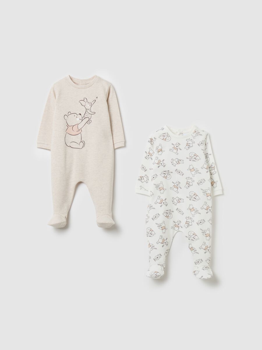 Two-pack Winnie the Pooh onesies in organic cotton_0