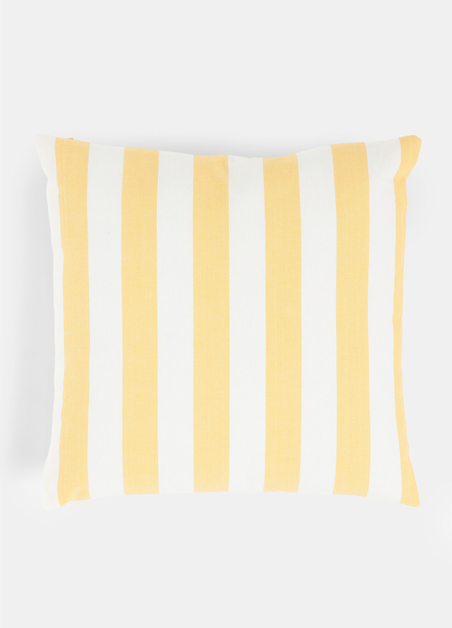 Striped cushion in cotton