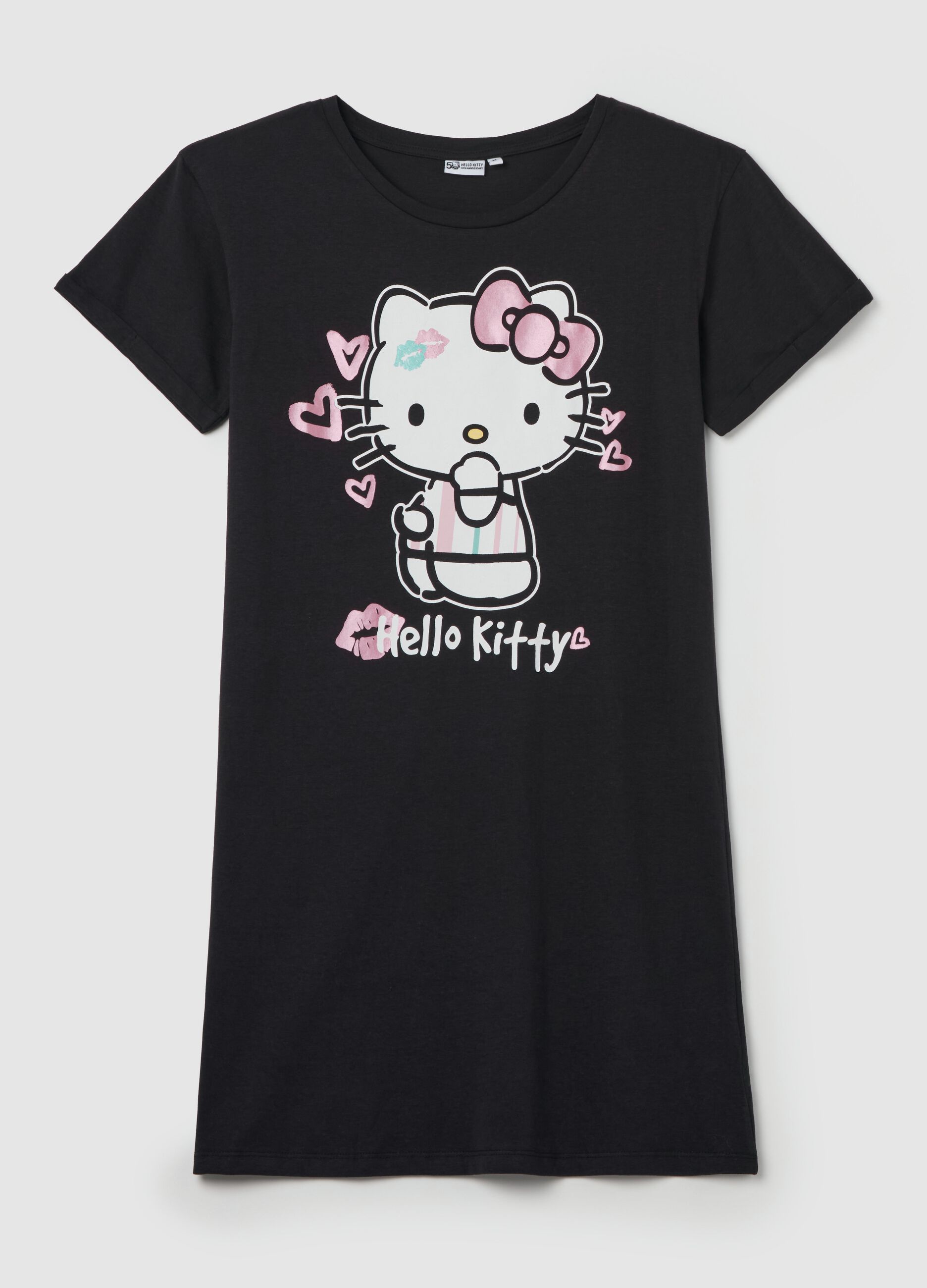 Camicia da notte con stampa Hello Kitty