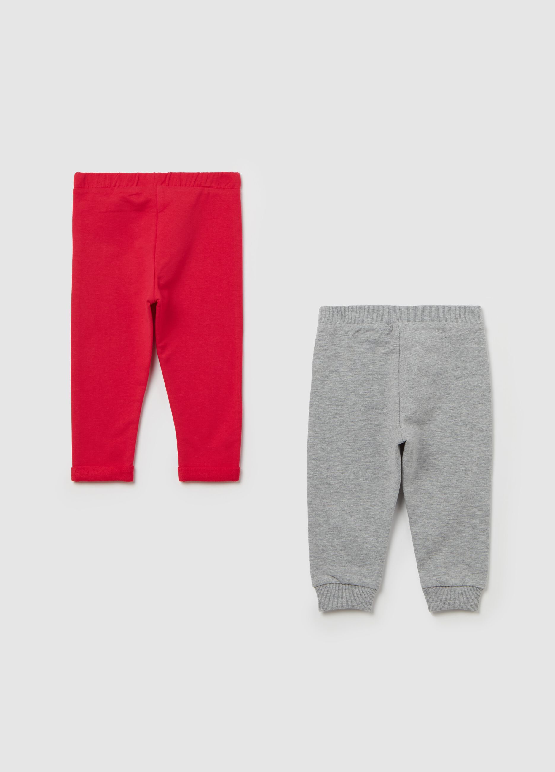 Bipack joggers in cotone stretch