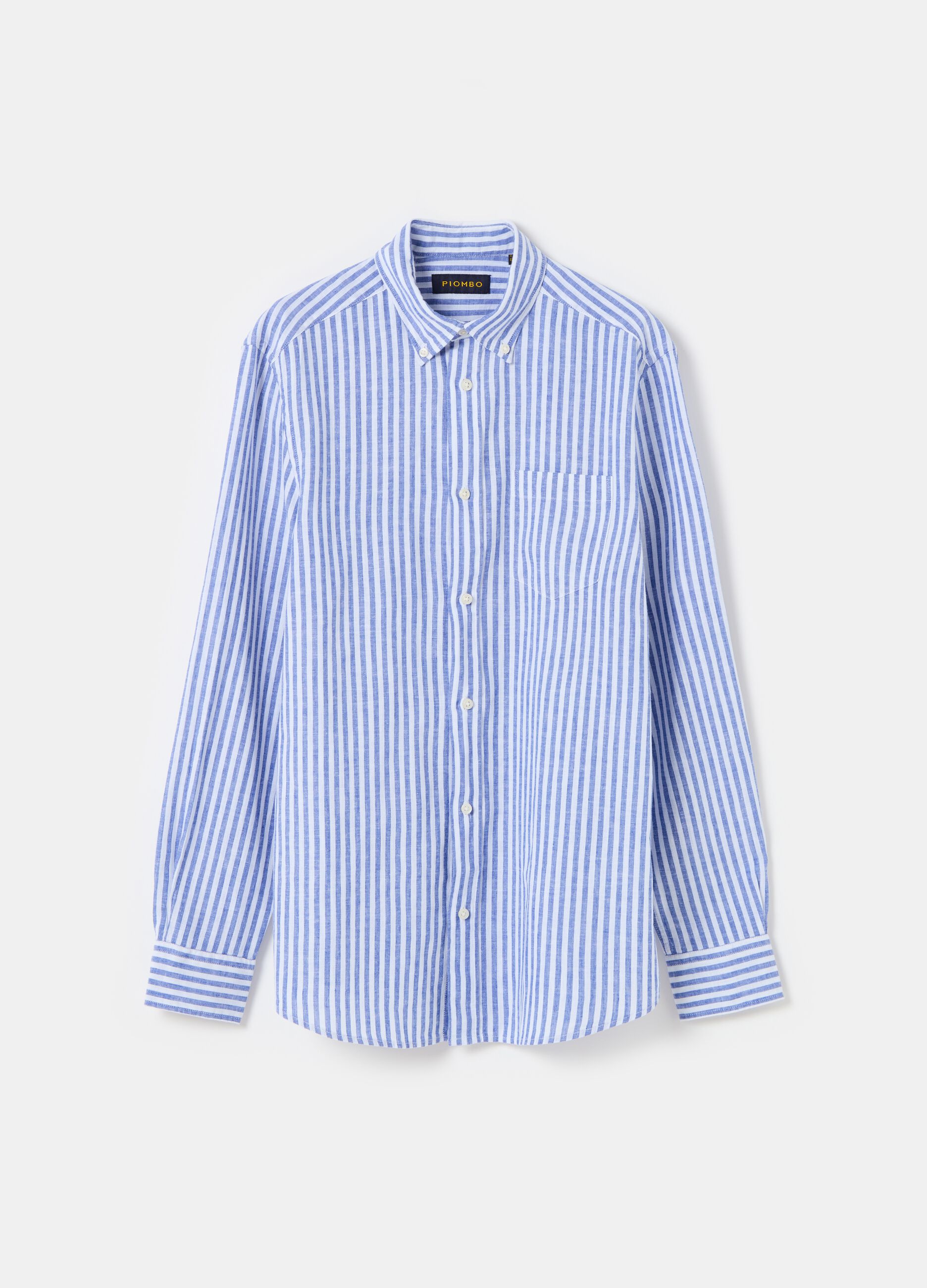 Ovs Camicia regular fit button-down a righe