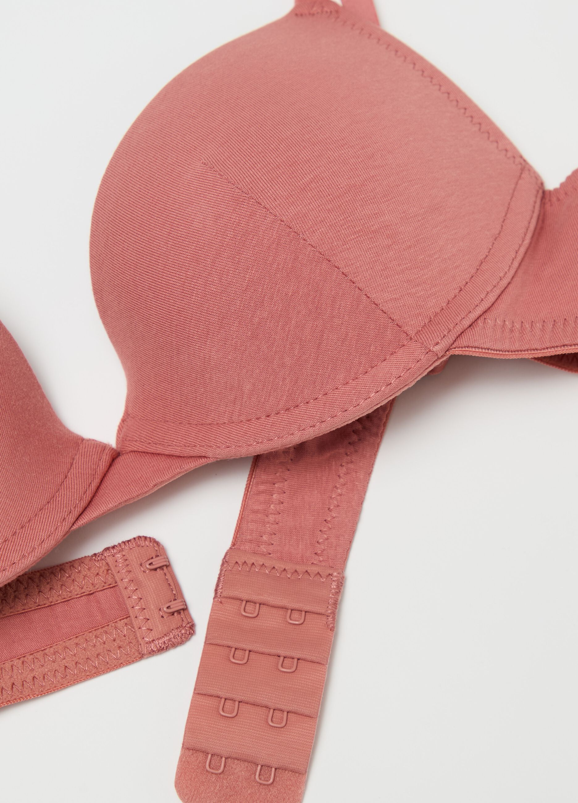 Push-up bra in organic cotton