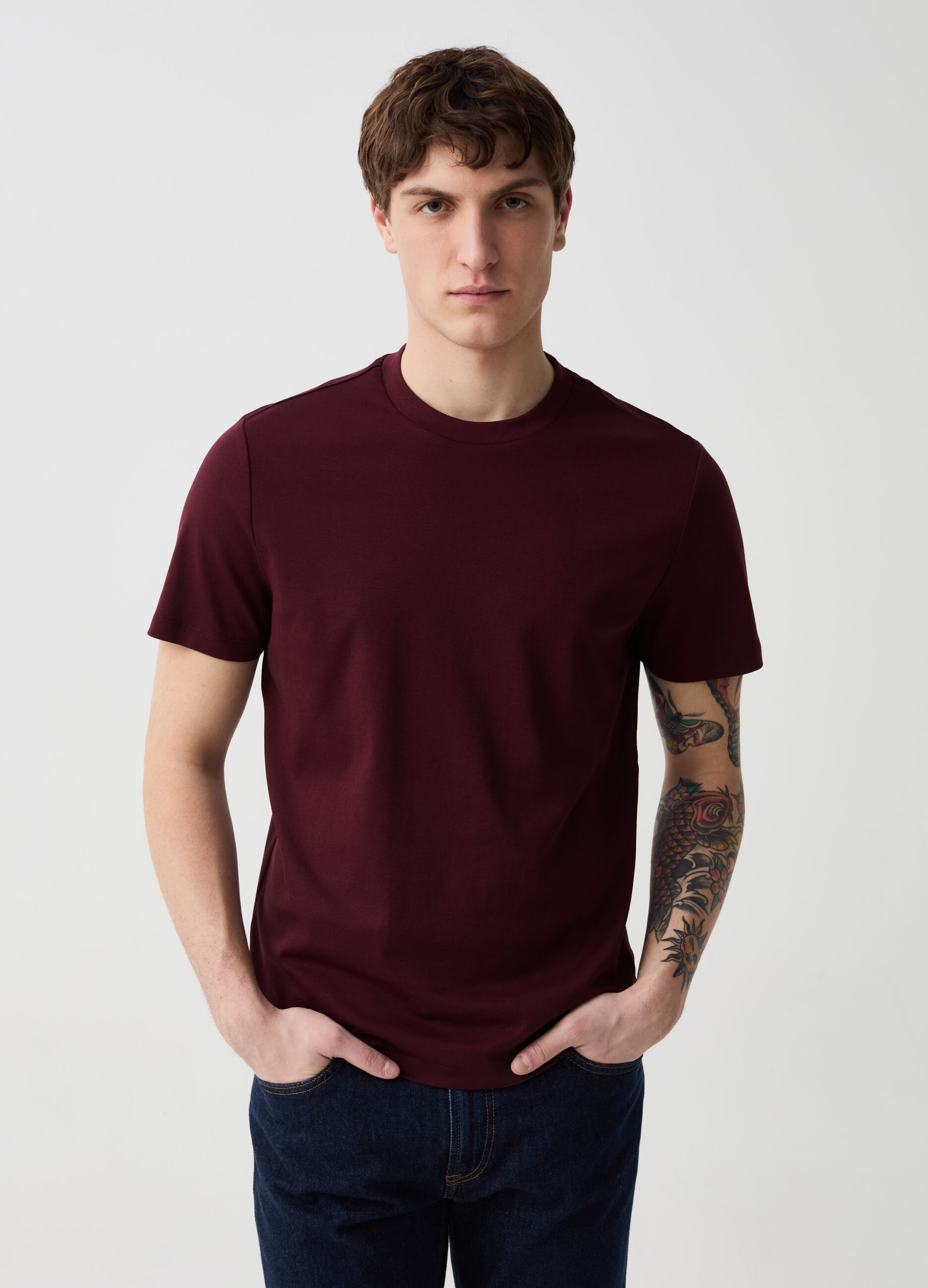 Ovs T-shirt premium regular fit in cotone