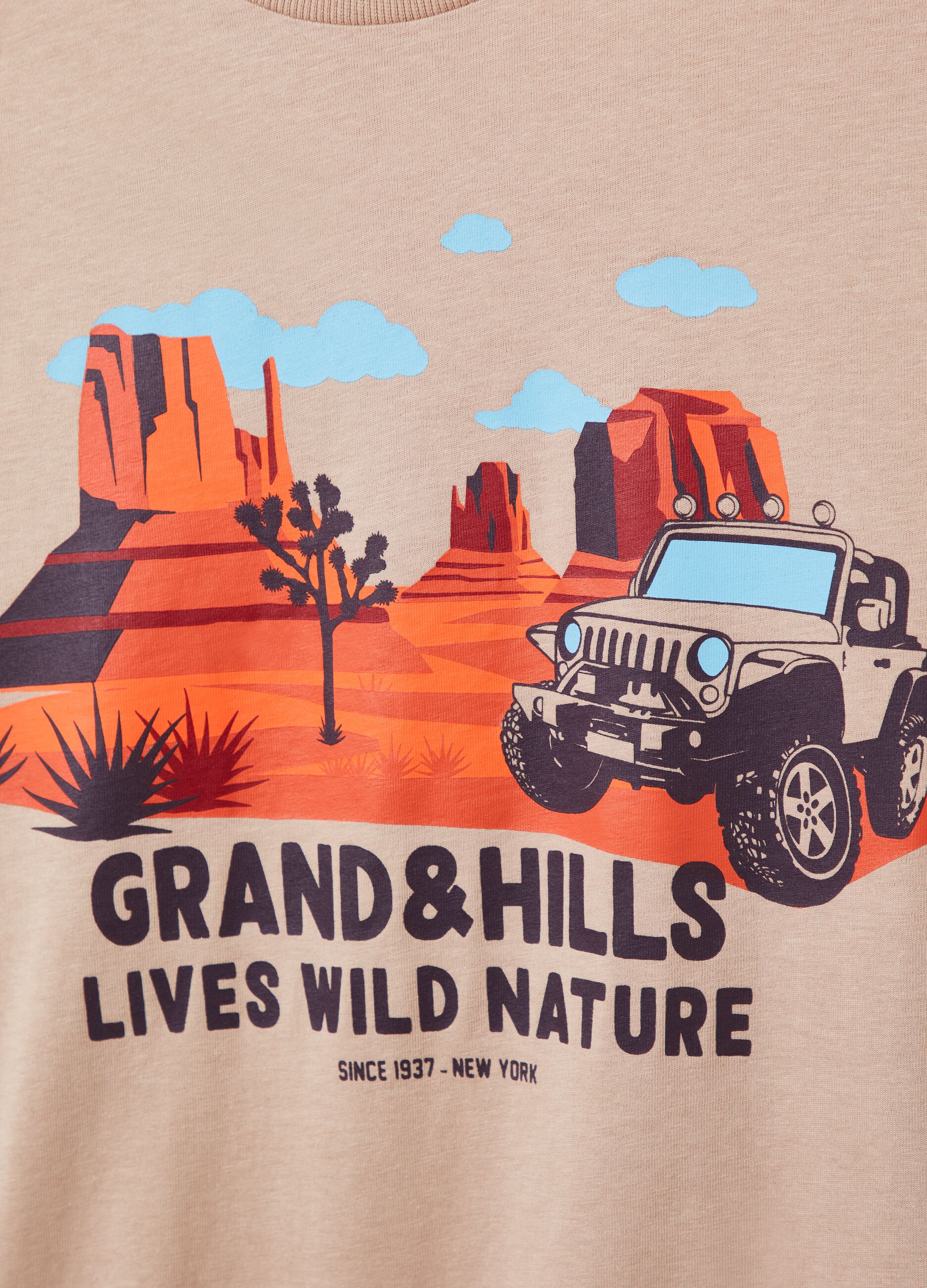 Grand&Hills T-shirt with desert print