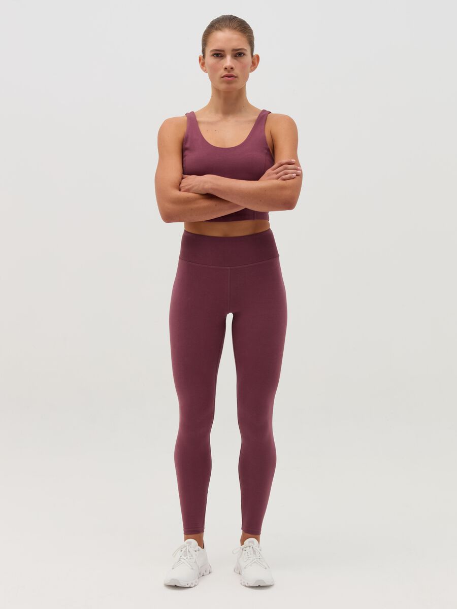 AI•KI stretch organic cotton leggings_0