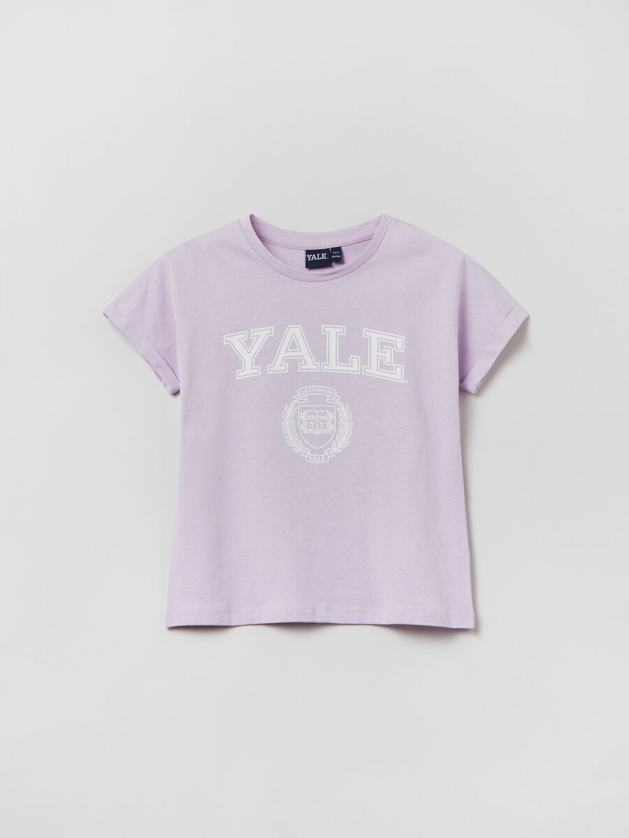 T-shirt in cotone con stampa YALE™_0