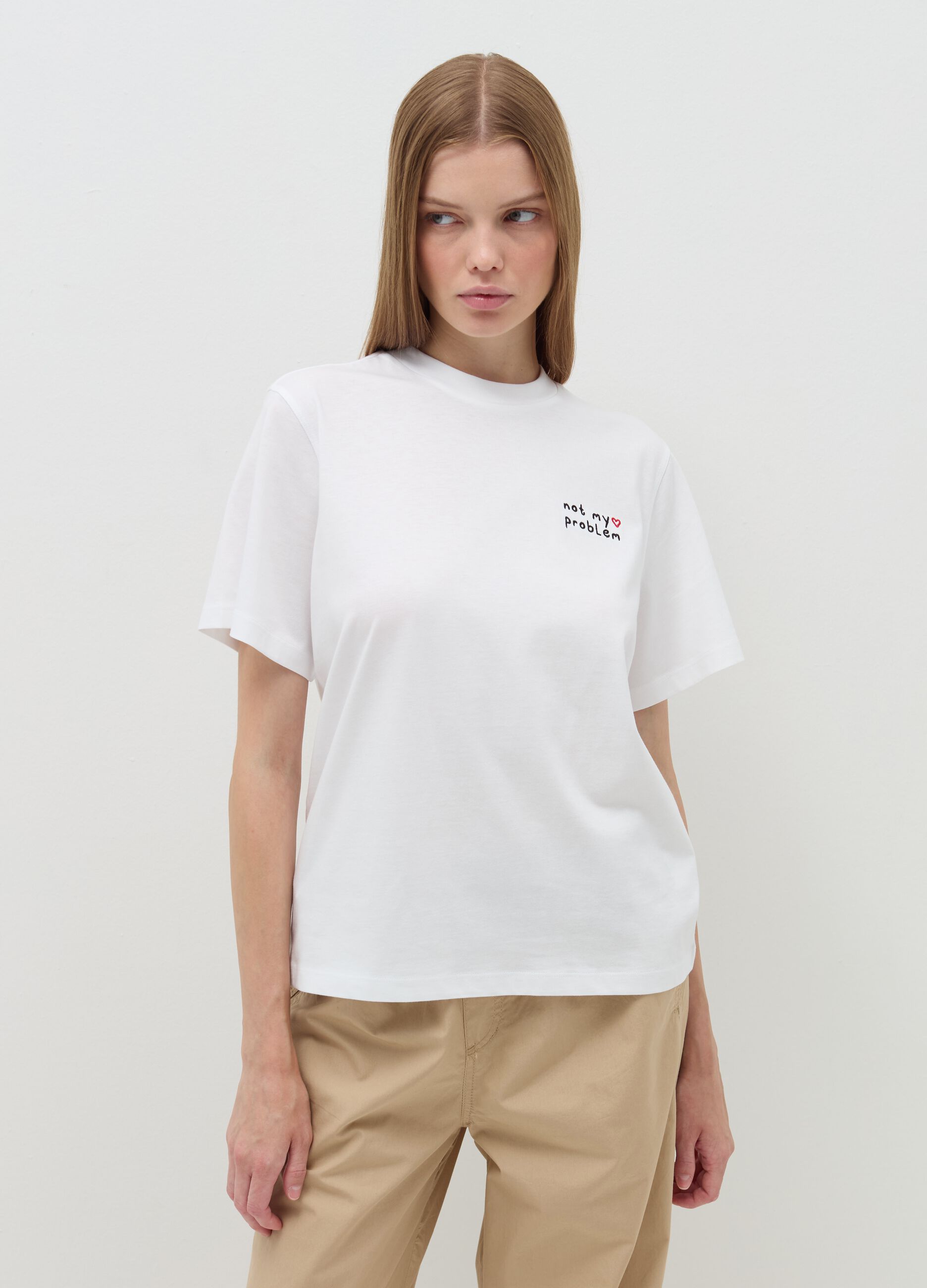 Relaxed-fit T-shirt in cotton