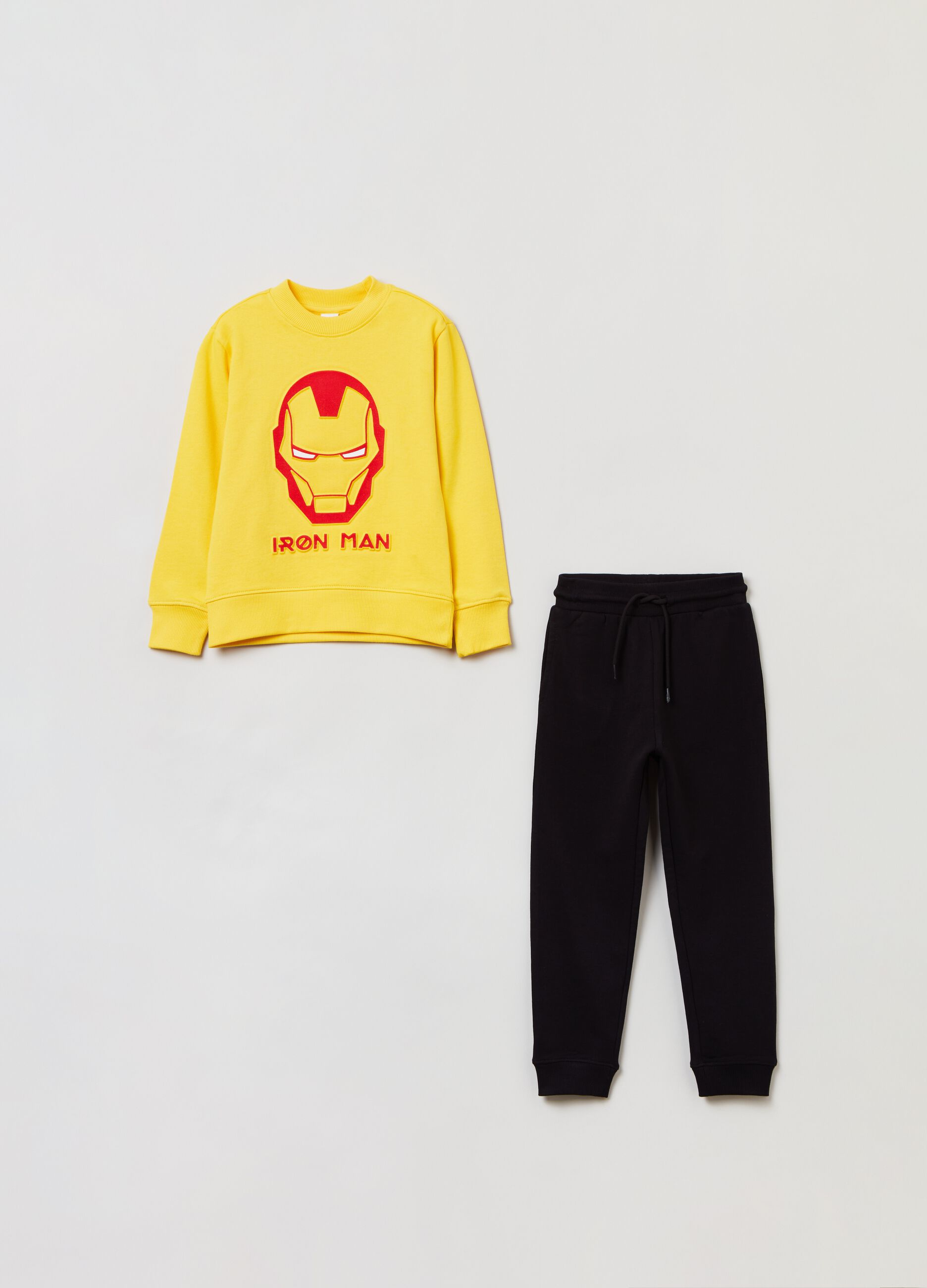 Jogging set with Marvel Iron Man print