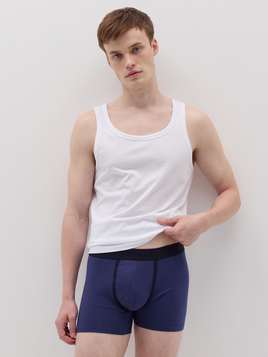 Three-pack midi boxer shorts with external elastic_1